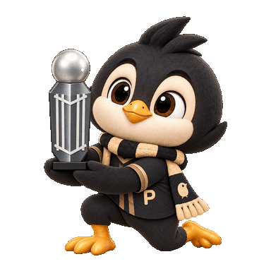 Mascota de Piqo con el trofeo de Ligue 1