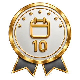 Insignia Racha de 10 de Piqo
