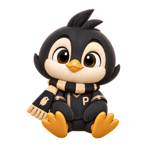 Mascota de Piqo sentada